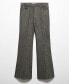ფოტო #5 პროდუქტის Women's Flared Wool Suit Pants
