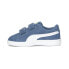 Фото #3 товара Puma Smash V2 Sd V Slip On Toddler Boys Blue Sneakers Casual Shoes 36517833