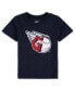 Фото #1 товара Футболка для малышей OuterStuff Футболка с логотипом Cleveland Guardians в темно-синем цвете