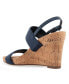 Фото #5 товара Women's Paxton Buckle Strap Wedge Sandals