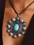 Фото #3 товара Reclaimed Vintage boho pendant necklace on cord