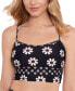 Фото #1 товара Juniors' Daisy-Print Midkini Swim Top, Created for Macy's