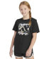 ფოტო #6 პროდუქტის Big Girls Short-Sleeve Cotton Logo Graphic T-Shirt