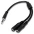 STARTECH Slim Stereo Y 3.5 to cable 2x 3.5 mm - фото #2