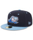 Фото #2 товара Men's Navy West Michigan Whitecaps Authentic Collection Alternate Logo 59FIFTY Fitted Hat