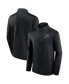 Фото #1 товара Men's Black San Jose Sharks Authentic Pro Rink Fleece Full-Zip Jacket