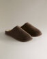 Фото #3 товара Faux shearling leather slippers