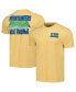 Фото #1 товара Men's and Women's Gold West Virginia Mountaineers Hyper Local Pride of the Team T-Shirt