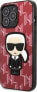 Karl Lagerfeld Etui Karl Lagerfeld KLHCP13XPMNIKPI Apple iPhone 13 Pro Max hardcase czerwony/red Monogram Ikonik Patch