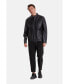 ფოტო #7 პროდუქტის Men's Cruiser Style Genuine Leather Jacket, Black