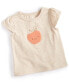 Фото #1 товара Baby Girls Short-Sleeve Apple Graphic T-Shirt, Created for Macy's