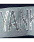 Women's Navy and Gray New York Yankees Lead Off Notch Neck T-shirt