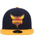 Фото #2 товара Men's Navy, Gold Charlotte Hornets Midnight 59FIFTY Fitted Hat