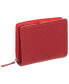 Фото #8 товара Women's Pebbled Collection RFID Secure Mini Clutch Wallet