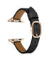 Фото #2 товара Unisex Carmen Genuine Leather Unisex Apple Watch Band for Size- 42mm, 44mm, 45mm, 49mm