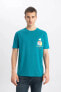 Фото #1 товара Erkek T-shirt Petrol B5067ax/gn593