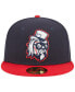 Фото #2 товара Men's Navy Tulsa Drillers Theme Nights Sound 59FIFTY Fitted Hat