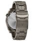 Men's Chronograph Precisionist Gray Stainless Steel Bracelet Watch 46.5mm