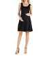 ფოტო #1 პროდუქტის A Line Slim Fit and Flare Maternity Dress