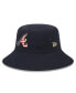 ფოტო #5 პროდუქტის Men's Navy Atlanta Braves 2023 Fourth of July Bucket Hat