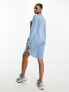 Vero Moda denim mini dress in light blue