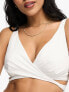Фото #4 товара ASOS DESIGN Fuller Bust mix and match underwired wrap bikini top in white