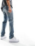 Фото #9 товара River Island slim jean in midwash blue