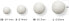 White pearl jingle bell for Angel Bell ERS-20