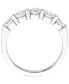 ფოტო #3 პროდუქტის Diamond Five Stone Band (1-1/2 ct. t.w.) in 14k White or Yellow Gold