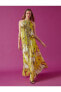 Фото #1 товара Вечернее платье Koton с деталями бахромой и узором