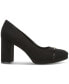 ფოტო #5 პროდუქტის Women's Alexiaa Memory Foam Round Toe Block Heel Pumps, Created for Macy's