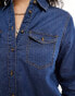 New Look denim shirt in blue