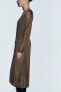 Фото #3 товара Платье из сетчатой ткани с блестящей нитью ZARA