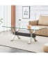 Фото #3 товара Contemporary Glass Coffee Table for Home and Office