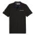 Фото #1 товара Puma Bmw Mms Jacquard Logo Short Sleeve Polo Shirt Mens Black Casual 62415001