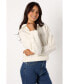 ფოტო #5 პროდუქტის Women's Ebony Knit Sweater