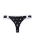 Фото #2 товара Women's Black New Orleans Saints Gauge Allover Print Knit Thong