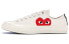 Фото #1 товара Кеды CDG x Converse 1970s Chuck Taylor All-Star Ox Comme des Garcons PLAY White 150207C