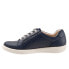 Фото #4 товара Trotters Adore T2117-425 Womens Blue Leather Lifestyle Sneakers Shoes 11