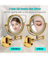 Фото #6 товара 8 Inch LED Wall Mount Two-Sided Magnifying Makeup Vanity Mirror