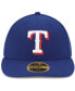 Фото #1 товара Men's Royal Texas Rangers Game Authentic Collection On-Field Low Profile 59FIFTY Fitted Hat