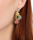 Gold-Tone Fleurette Cluster Drop Earrings