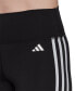 Women's Training Essentials 3-Stripes High-Waisted Short Leggings