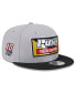 Фото #3 товара Men's Gray/Black Noah Gragson Rush Truck Centers 9FIFTY Snapback Hat