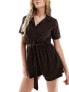 Фото #1 товара Brave Soul towelling playsuit in brown