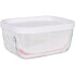 LAV 405Cc Rectangular Lunch Box With Glass Cube Lid - фото #2