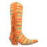 Dingo Hot Tamale Southwest Snip Toe Cowboy Womens Multi, Yellow Casual Boots DI