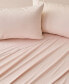 Фото #3 товара Rayon from Bamboo Blend Microfiber Crease-Resistant 3 Piece Sheet Set, Twin