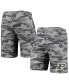 Фото #2 товара Men's Charcoal, Gray Purdue Boilermakers Camo Backup Terry Jam Lounge Shorts