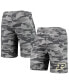 ფოტო #2 პროდუქტის Men's Charcoal, Gray Purdue Boilermakers Camo Backup Terry Jam Lounge Shorts